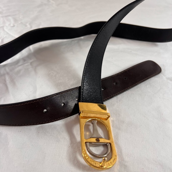 Vintage GUCCI Reversible Black Brown Leather Horsebit Men's Made in Italy 36-40 - Picture 10 of 14